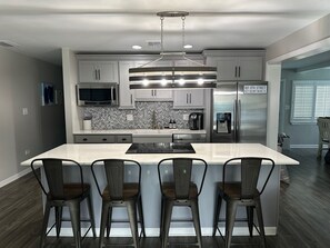 Kitchen 

Fully stocked for professional and amateur Chefs