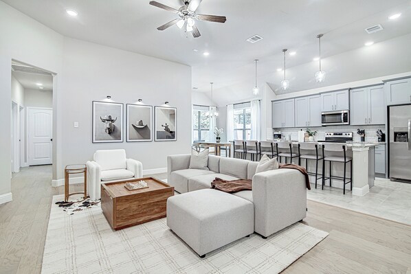 Living Room & Kitchen