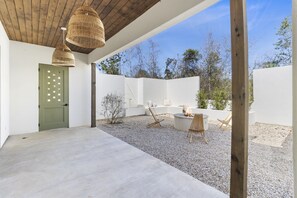 Private outdoor courtyard