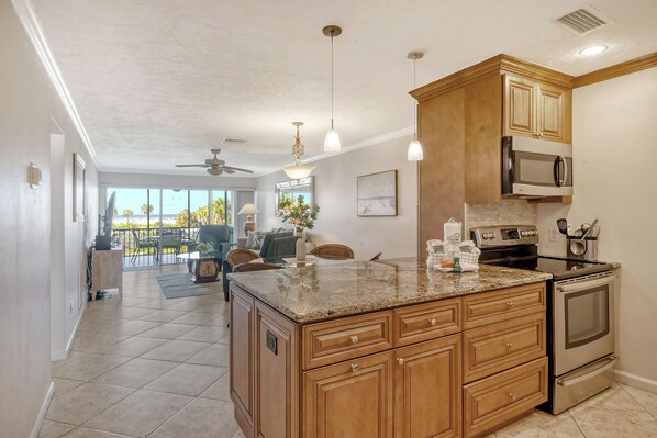Enjoy an open floor plan