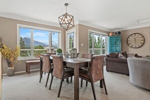 Dining area upstairs