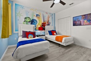 BR 9 - Inside Out Themed - 2 Twin Beds