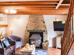 Living area | Old Farm House Cottage - Nanternis Farm, New Quay