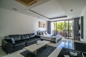 Pool view studio at peaceful Nakalay Palm Condo (12197)