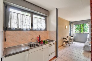 Kitchen and dining area