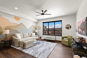 Beautifully decorated and spacious living area