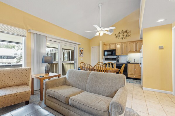 Right at the base of Boyne Mountain, fantastic location