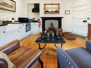 Open plan living space | The Tower - Glanusk Estate, Crickhowell