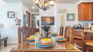 Smart dining table.