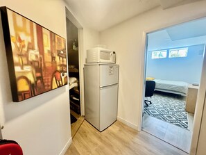 Fridge and microwave
