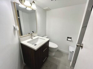 Shared washroom and shower