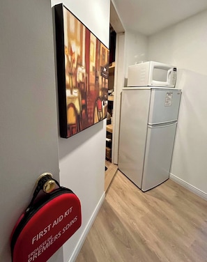Refrigerator and microwave