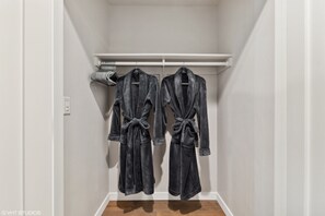 Wrap yourself in comfort and head to the hot tub and sauna