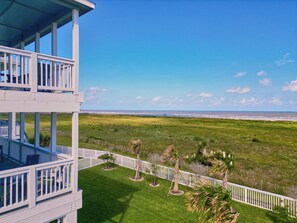 Your vacation home, the dunes and the ocean.  Blue Skys=Bliss