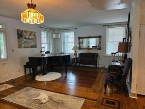 half of living room