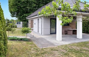 outside