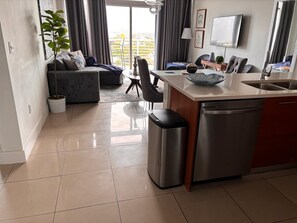 Spacious living room