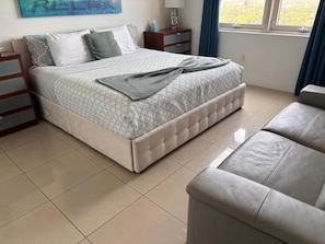 Comfortable king size bed