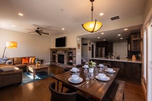 Open Concept Living Room, Kitchen & Dining Room