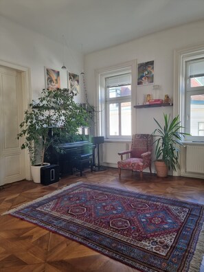 Living Room with Piano