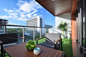 Udsigt fra balkon