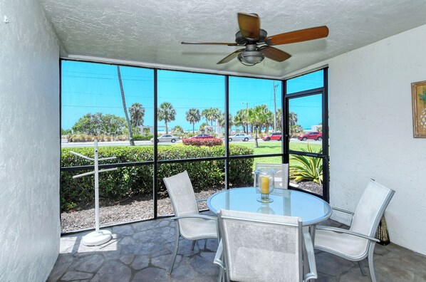 Back door for easy beach access