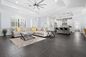The open layout ensures everyone stays connected.