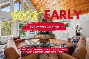 Cabin in Smoky Mountains - Hot Tub - Privacy - Game Room