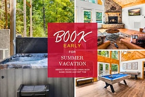 Cabin in Smoky Mountains - Hot Tub - Privacy - Game Room