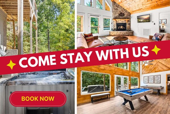 Cabin in Smoky Mountains - Hot Tub - Privacy - Game Room