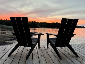 Sunset from the dock