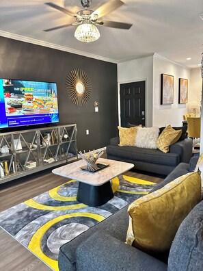 Cozy living area provides a great place for relaxation.