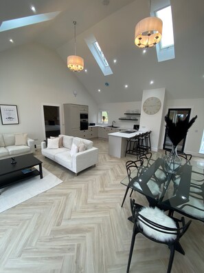 Open plan living area