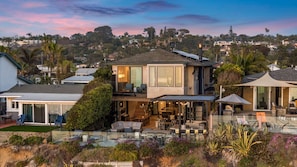 Aerial View - Backyard and Outdoor Living Area