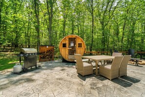 Stone Haven has exceptional outdoor living space.