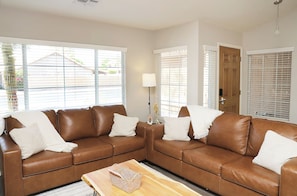 2 full size couches with plenty of seating for all