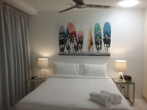 Main Bedroom has a Queen Bed