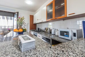 Kitchen and dining area