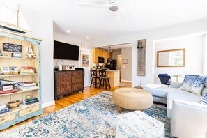 Welcome to the cozy living space of the Main Sail - the 1st floor of this Historic 3-unit building.