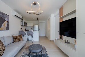 Living room with tv