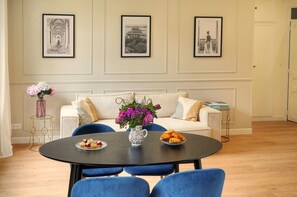 livingroom and open kitchen