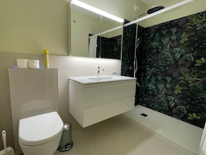 Modern bath/shower/toilet