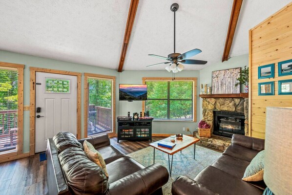 Relax and enjoy the cabin.