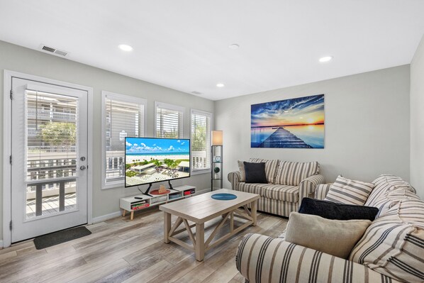 Amazing natural light shines in the living room!