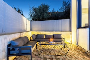 Exterior private patio