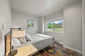 Second bedroom with Queen bed and great views.
