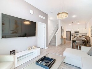 Relax in the cozy living room, perfect for unwinding after a day of adventure.