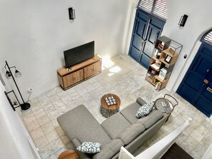 Villa C living room area