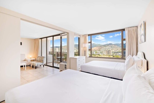 A restful escape awaits in our beautifully designed bedroom.