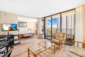 A perfect blend of comfort and style in our inviting living room.